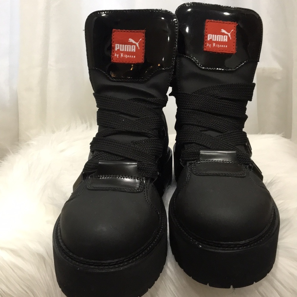 Fenty Puma by Rihanna Leather Sneaker Boot - Picture 5 of 8